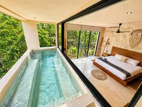 Ja'abin jungle apartment with private jet pool - Image 2