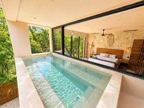 Ja'abin jungle apartment with private jet pool - Image 4