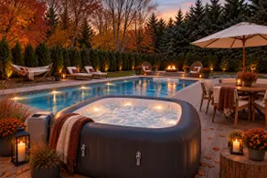 Chic SH Villa with Pool hot tub Sauna Gym Fire pit - Image 4