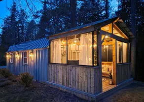 Unique Nordic Spa Cabin Retreat. Round lake - Image 2