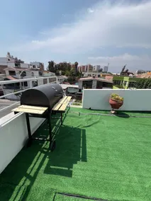 Modern mezzanine with terrace and grill - Image 4