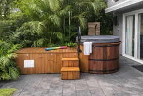 Garden Escape with Hot Tub and Stunning Water View - Image 2