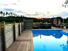 Two-story house with sauna, hot tub, and heated pool - Image 3