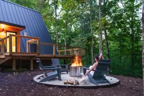 Architect A-Frame · Hot Tub · Red River Gorge - Image 4