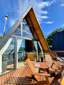 Chalet with Jacuzzi, Pool and View/Edge of the Lagoon - Image 5
