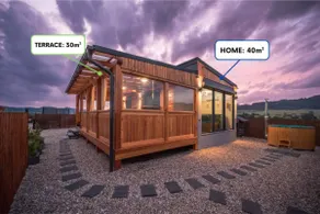 Rajska polana Domki PREMIUM ,na odludziu z prywatną BALIĄ z jacuzzi i sauną ,basen podgrzewany,Cisza,rowery elektry,góry,astroprzygoda,- Adršpach, Skalne Miasto, Zamek Książ,Andrzejówka,Karpacz, Śnieżka,Janskie Laznie - Image 2