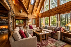 Nordic Spa Log Cabin: Sauna, Cold Plunge & Theater - Image 2