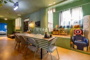 Pohang in the Starlit Forest ㅣ10% discount for 2 nights ㅣ4 rooms, 8 beds, blankets washed after each stay ㅣBeam projector ㅣParty room ㅣMassage chair - Image 4