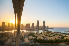 stylish at Pearl, 2 BR, pool, parking and sea view - Image 3