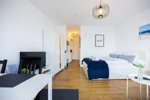 Skyline Suite Augsburg | Balcony & central - Image 2