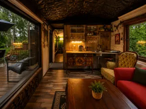 Black Forest Cabin with Hot Tub, Cinema, Lake & Deer Park - Image 3