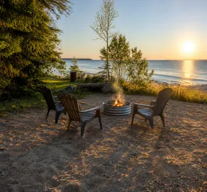 Lake Huron Retreat • Pvt Beach • Sleeps 14 - Image 2