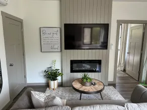 2024 built Asheville retreat fire pit fire place - Image 3