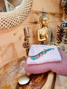 Bohemian coco cabin Private Jacuzzi - Image 5