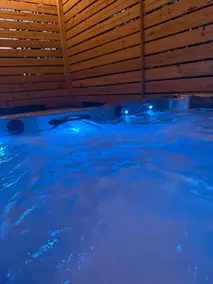 NEW CABIN ~HOT TUB IN THEATER~1 QUIET ACRE ~HIKING ~FIRE PIT ~KING SUITES - Image 3