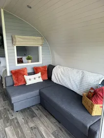 Windmill Glamping Pod with Hot Tub “The Snug” - Image 4