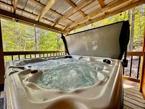 Home Malone. Luxury Cabin in the woods, hot tub - Image 2