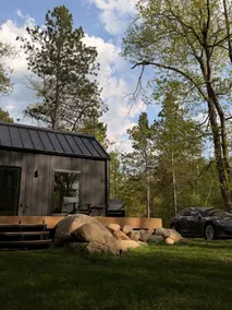 Modern Cabin with Cedar Barrel Sauna - Image 2