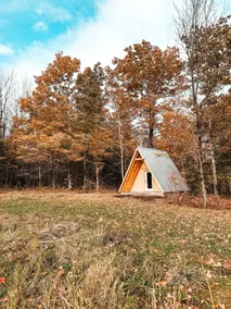 Rustic off-grid A-frame cabin - Image 2