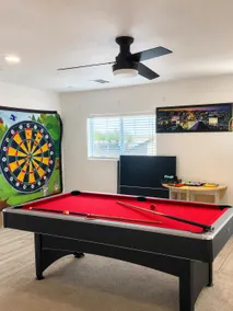 House with terrace overlooking the Street Pool, game table - Image 2