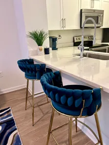 Chic Blue Apt w Patio| Free Parking| 10 min to ATL - Image 4