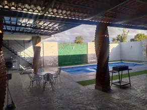 Terrace, accommodation, and pool - Image 5