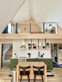 Romantic A-Frame Escape | Pond + Firepit - Image 2