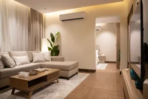 Cozy 1-BR in Rawda:Queen Bed, 65”TV, Self Check-In - Image 2