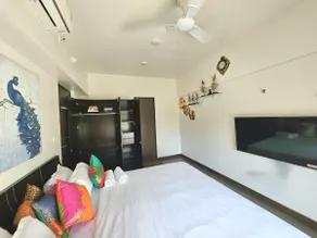 King Bed Lush Green 1BHK Apartment - Image 3