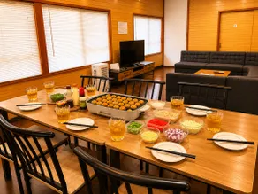 BBQ with nothing to bring | Wooden deck with roof, suitable for rainy days | Hot pot, takoyaki, cheese fondue | Maximum 8 people - Image 3