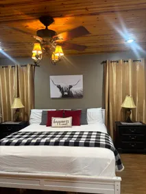 Cabin with amazing views & fully stocked pond for fishing minutes from Patoka - Image 2