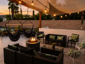 Rooftop Ocean views, great outdoor space,  A/C,  prime location, gated, firepit - Image 3
