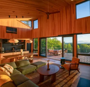 Modern Cabin: View, Hot Tub, 10 min Walk to Lake - Image 3