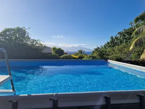 Moorea equipped studio with pool, sea and mountain view - Image 2