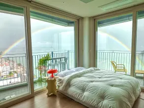 [Aloha Youngjong C] Sunrise and sunset restaurant/panoramic view of the bay/two rooms/8 people possible/self-catering/2 queen beds/ - Image 4
