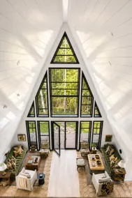 A Soulful A-Frame Retreat with a Hot Tub - Image 5