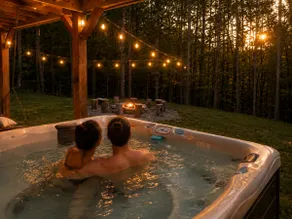 Luxurious A-Frame Retreat with Hot Tub - Image 2