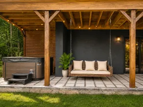 A Soulful A-Frame Retreat with a Hot Tub - Image 4