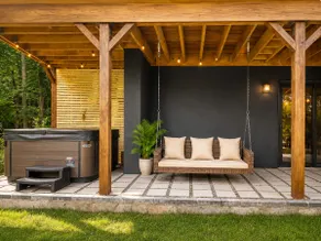 Luxurious A-Frame Retreat with Hot Tub - Image 4