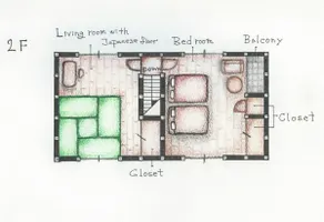 [8's house] Okayama Castle/Okayama Station within walking distance/Two-story house/Up to 10 people/3 bedrooms - Image 5