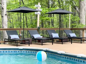 PrivateJacuzzi, Fire Pit, Large Deck, Hammock - Image 3