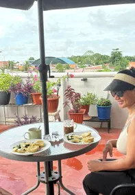 A mini apartment near the open plaza with access to a terrace - Image 2