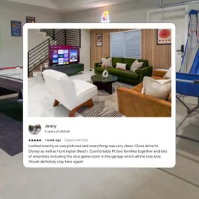 3BR Family Escape with King Bed, Game Room & EV - Image 3