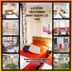 HOME-COSY 40m2 Séjour Central ( 3Ch-2SdB-2Wc ) Accès direct à la mer ,Camping 4* - Image 4