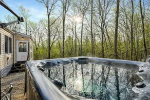 Forest Getaway Chalet: HotTub, Sauna, Pool, Lake - Image 4