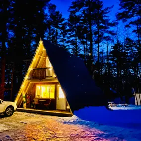 The Triangle House: Cozy A-Frame near Moose Pond - Image 2