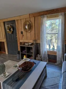 Bellevue cabin-hottub-gas grill-firepit-deck-view - Image 2