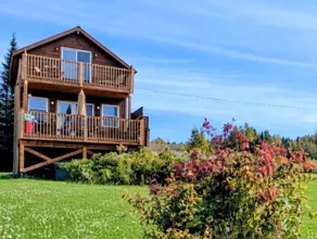 2 story chalet with mountain landscape - Image 2