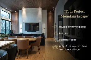 Chalet Mont-Steele | Hot Tub + Pool + Game Room - Image 5