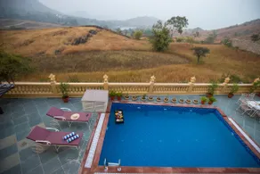 Grand Terrace 2 bhk Retreat with Pool on Hills - Image 3